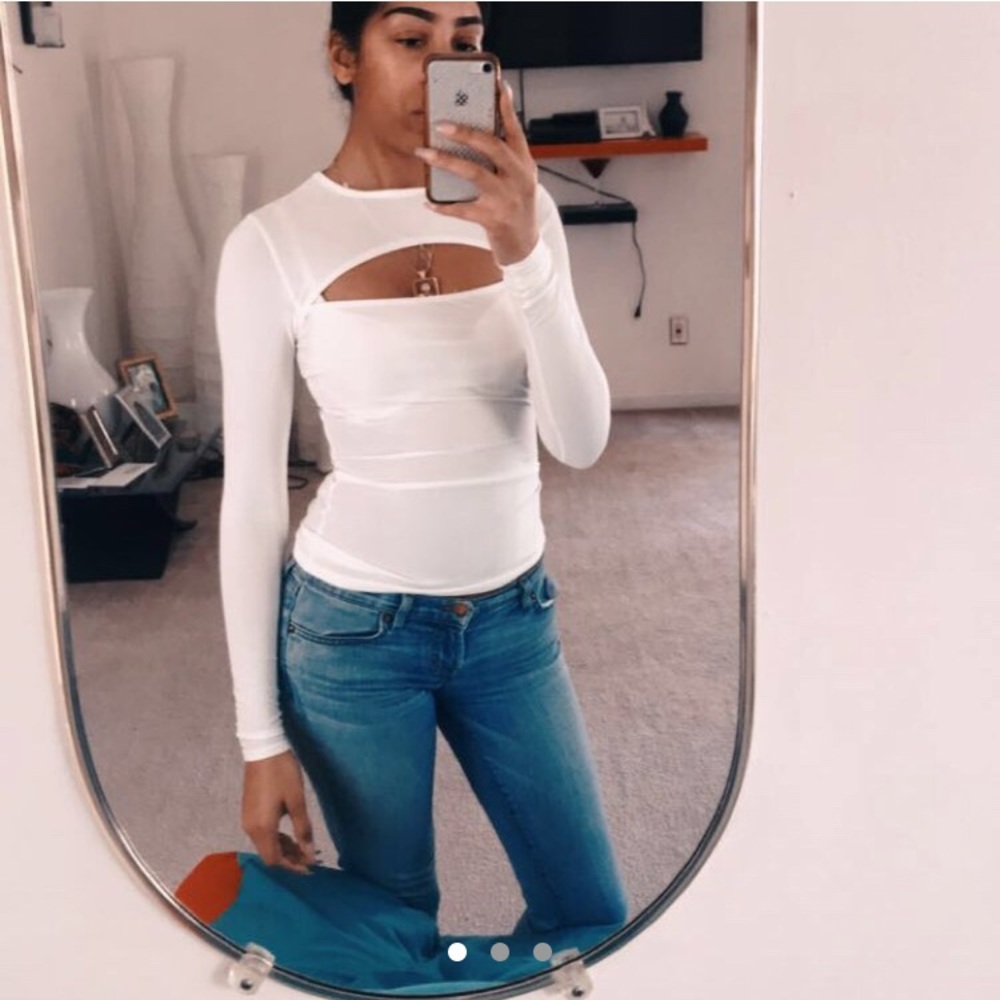 Boohoo cut out top